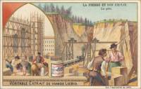 The Stone and Its Use - Sandstone, French trade card (front)