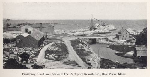 Finishing Plant and Docks at Rockport Granite Quarry