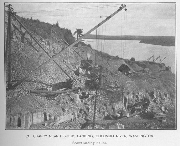 Quarry Near Fishers Landing, Columbia River