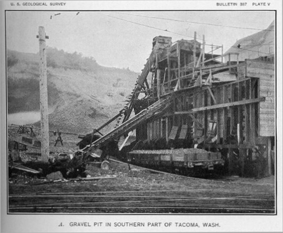 Gravel Pit in Tacoma, Washington