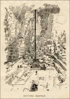 Cutting Marble in a Quarry (Vermont Youth Companion, 1898)