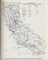 Principal limestone and dolomite districts in California