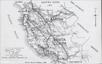 Alameda County, 1916 Map