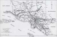 Los Angeles County , 1916 Map
