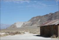 Active F.W. Aggregates White Dolomite quarry at a distance from the ghost town of Dolomite near Lone Pine, CA 