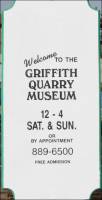 Griffith Quarry Museum Sign, Penryn, CA