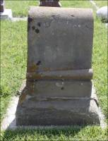 Benoit Bertholet Cemetery Stone, Winters Cemetery, Winters, California.