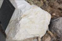 Close-up photographs of the dolomite stone used for the Cottonwood Charcoal Kilns Monument, no. of Cartago, Inyo Co., CA
