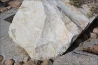 Close-up photographs of the dolomite stone used for the Cottonwood Charcoal Kilns Monument, no. of Cartago, Inyo Co., CA