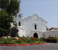 Front of Mission Basilica San Diego de Alcal&aacute;, San Diego, CA