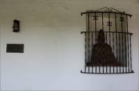 Sculpture by James Hubbell, San Diego Mission, San Diego, CA