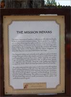 &ldquo;The Mission Indians&rdquo; sign at the San Diego Mission, San Diego, CA
