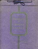 Front cover of “Memorials in Georgia Marble – Eclipse Designs” Georgia Marble Company, Tate, Georgia – circa 1920