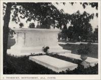The Willis Brewer Memorial of silver grey Georgia marble, ca. 1921