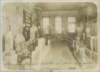 H. M. Wagner Marble Works, Sumner, Illinois (postcard photographic image)