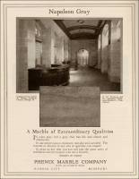 Phenix Marble Co., Kansas City, Missouri, April 1926 advertisement
