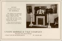 Union Marble and Tile Co., St. Louis, Missouri, Jan. 1926 advertisement