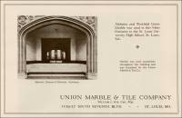 Union Marble and Tile Co., St. Louis, Missouri, April 1925 advertisement