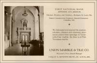 Union Marble and Tile Co., St. Louis, Missouri, Sept. 1928 advertisement