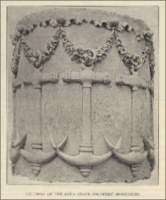 Model of the columns of the Iowa State Soldiers’ Monument (1894)