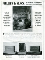 Phillips & Slack, Northfield, Vermont. Advertisement from Granite Marble and Bronze, December 1916