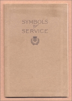 Front cover of Symbols of Service, one of the monumental catalogs by the Vermont Marble Co., Prctor, Vermont
