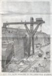 “A fifty ton crane operating in the Lerouville Quarries.” (France), Scientific American Supplement, August 12, 1893, pp. 14681