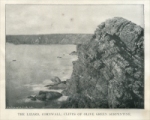 “The Lizard, Cornwall: Cliffs of olive green serpentine.” (England) Stone Magazine, Vol. XXVII, No. 2, December 1903