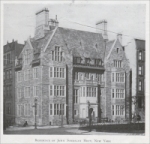 “Residence of John Sherman Hoyt, New York – Corner of 79th Street and Park Avenue. Built of stone from Chestnut Hill, Pa. Triming of Buff Indiana limestone...” ("Stone" magazine, July 1917)