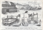 Picture from "The Freestone Quarries of Pyrmont, Sydney, New South Wales," Australia, "Scientific American Supplement 427, Mar. 8, 1884