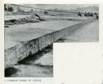 “A common form of ledge.” North Carolina Granite Corporation, Mount Airy, North Carolina, from “The Lifting Process of Granite Quarrying” in “The Monumental News,” Jan. 1909, pp. 28-29.