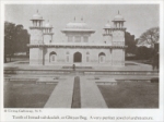 Tomb of Itmad-ud-daulah, or Ghiyas Beg. A very perfect jewel of architecture. in India ("Through the Ages" magazine, May 1923)