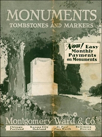 Montgomery Ward & Co. "Monuments, Tombstones and Markers Catalog," 1929