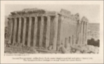 Ancient Roman temple at Baalbeck Syria (1923)