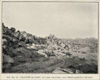 Granite quarry at Oro Grande, San Bernardino County, California (circa 1906)