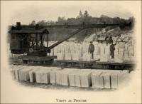 View of marble yard at Proctor, Vermont (from the Vermont Marble Co. H Catalog) 