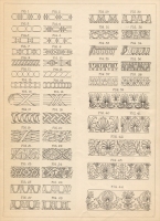 Moulding designs from Part 1 of “The Decoration of Mouldings,”“The Monumental News," June 1905
