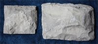 Two samples of Ohio Sandstone/ Fieldstone contributed by Jason Reinhold of Land and Stone, Inc., Cincinnati, Ohio, from 
