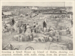Erecting a small house on Island of Malta. ("Stone," magazine, Sept. 1926, pp. 456)