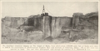 The Tad-Daul Limestone quarry on the Island of Malta ("Stone," magazine, Sept. 1926, pp. 454)