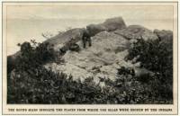 Indian quarry site on Santa Catalina Island (from “A California Verde Antique Quarry,” Scientific American, Dec. 16, 1899)