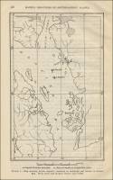 Map of marble deposits examined on mainland and islands in Glacier Bay, Alaska, circa 1920.