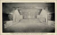 Photograph of corridor at the University of Utah, Salt Lake City, Utah, decorated with Tokeen marble from Tokeen, Alaska, circa 1920.