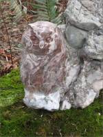 Owl of Karheen Conglomerate from Alaska, Gary McWilliams, Stone Arts of Alaska
