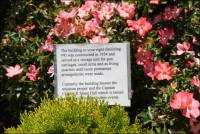 Benicia Arsenal Information Card in the Spenger Memorial Garden, Benicia, CA