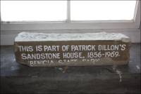 “This is part of Patrick Dillon’s Sandstone House. 1856-1969. Benicia State Park (California).”