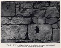 Wall of old print shop at Mokelumne Hill