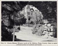 The Cresta Blanc Winery, North of St. Helena, Napa County