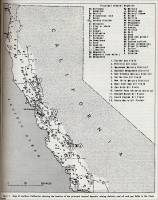 Map of northern California, showing location of the principal mineral deposits