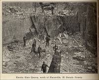 Eureka Slate Quarry, north of Placerville, El Dorado County